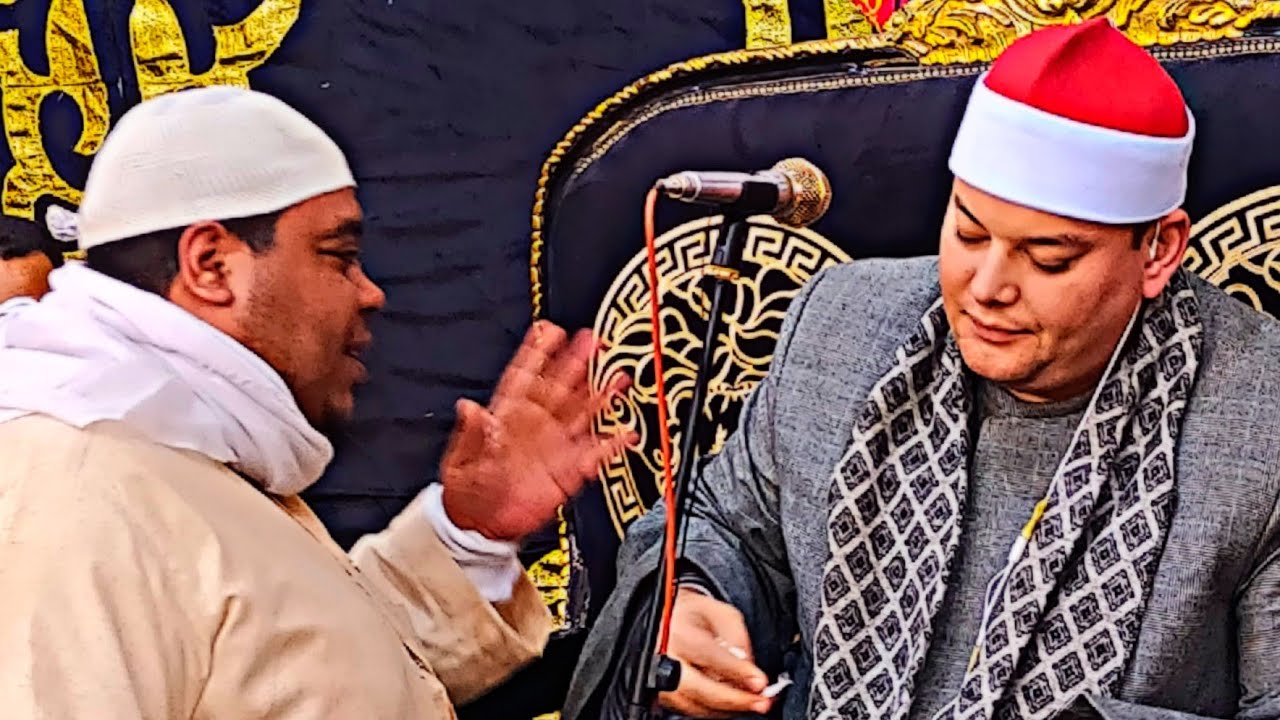 الشيخ محمود القزاز يملأ سماء كفر الزيات بتلاوة من اخر سوره النحل واول سوره الاسراء