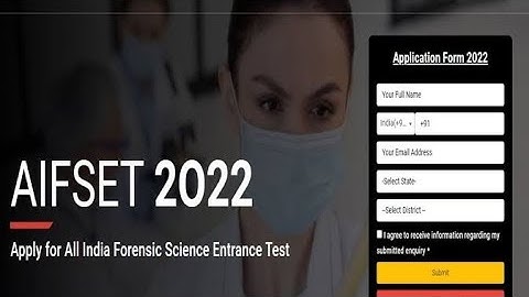 All about AIFSET exam ,pattern,syllabus, eligibility,exam fee, University.