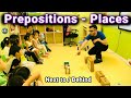 380 - Prepositions | Next to - Behind - In front of