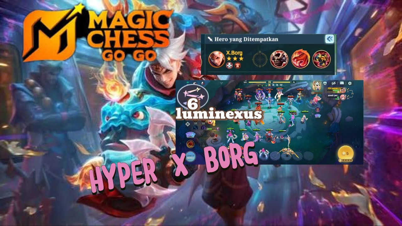 Sinergi luminexus di Combo Xborg B3 l magicchess Gogo 