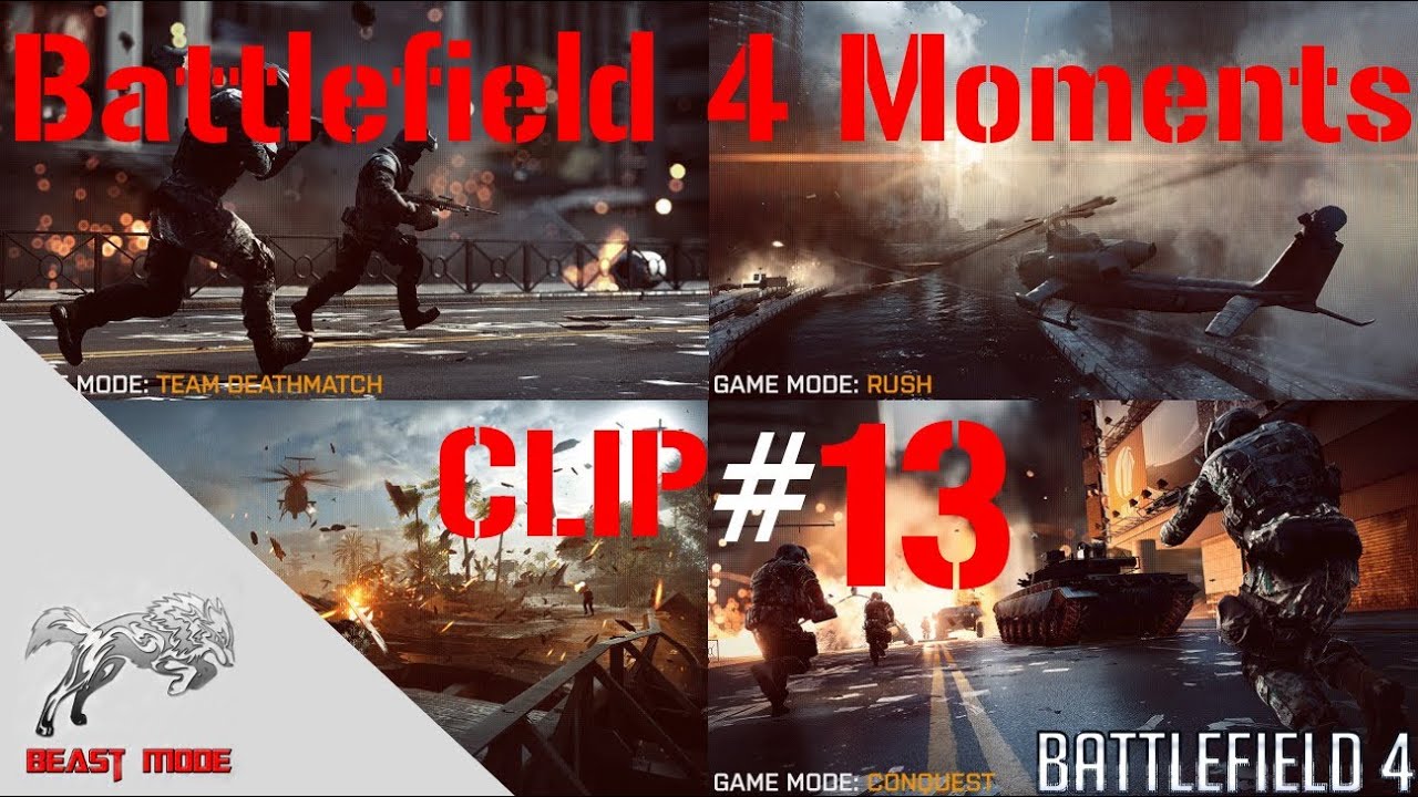 EPIC Rush Match Ends with an Intense Final Push! | Battlefield 4 Moments #13