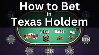How to properly bet in texas holdem - poker betting strategy tips