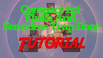 Compact Flush and Seamless 1x1 Lamp Trapdoor Tutorial