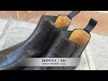 Video: Boot Berwick 946 black leather crocodile print finish