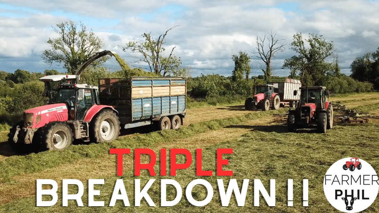 Farm Flip Exploding BLOCKAGES, BLOWOUTS & BUSTS!!!! 1ST CUT SILAGE | Farmer Phil | The ...