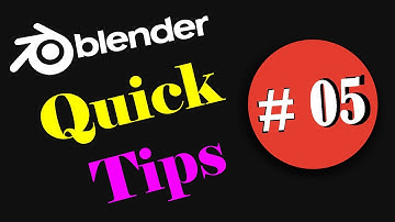 Inset Faces || Blender Quick Tips and Tricks