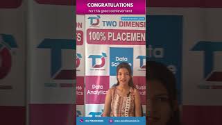 🌟 Big congratulations to our new Python intern at @automationedge! 🚀#Placement #twodimension #new