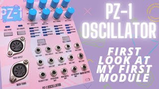 Eurorack Design 1: PZ-1 Oscillator - First Look at my First #Eurorack Module