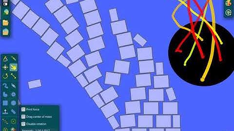 First algodoo meteor