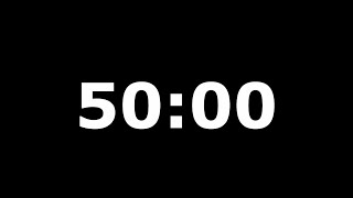 50 Minute Timer without Music (with Alarm)
