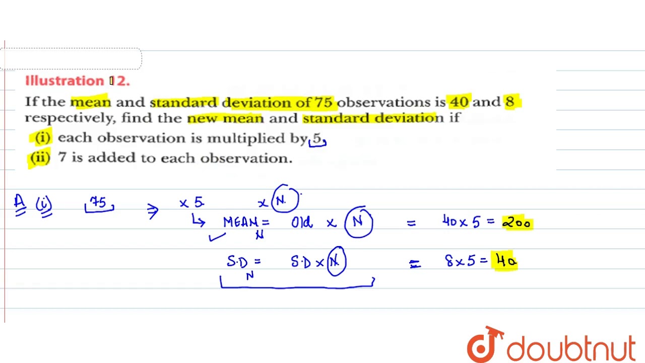 if-the-mean-and-standard-deviation-of-75-observations-is-40-and-8