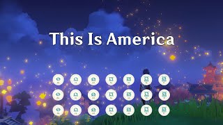 This Is America | Genshin Impact Lyre screenshot 1