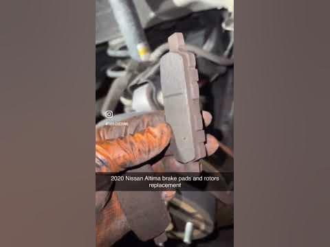 How to change brake pads & rotors on a 2020 Nissan Altima - YouTube