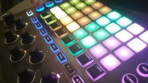 Novation circuit session with the patches from Ali the Architect
