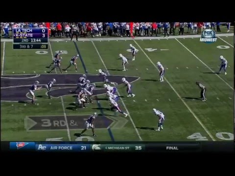 Cody Whitehair - Kansas State Football - LT - 2015 Louisiana Tech Game