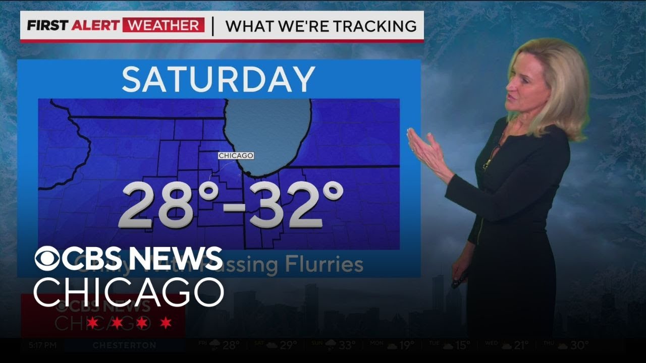 Snow moving out of Chicago area, but flurries could linger into ...