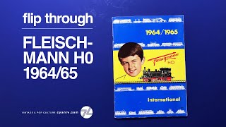 Fleischmann 196465 Catalogue Flip Through - H0 Scale Model Trains From Germany - Vintage Toys