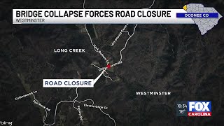 Bridge collapse forces road closure, officials say
