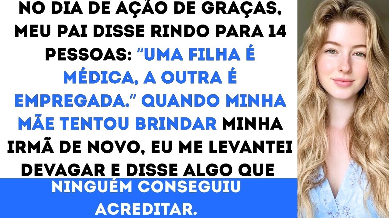 Meus pais me apresentaram como ‘a empregada’ no jantar de Ação de Graças mas um dos convidados sabia