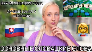 ГЛАВНЫЕ СЛОВАЦКИЕ СЛОВА. Бесплатный урок словацкого для всех.Выучи основные слова.ВСЁ О СЛОВАКИИ🇸🇰