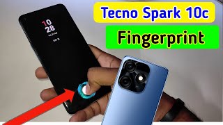 Tecno spark 10c in display fingerprint setting/Tecno spark 10c fingerprint screen lock/fingerprint screenshot 1