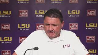 Celebrity Ed Orgeron - Sept. 30 Virtual Press Conference Wealth