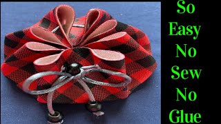 How To Make A Money/Gift Card Holder With No Sew-No Glue/DIY Faux Leather Pouch   @The Twins Day