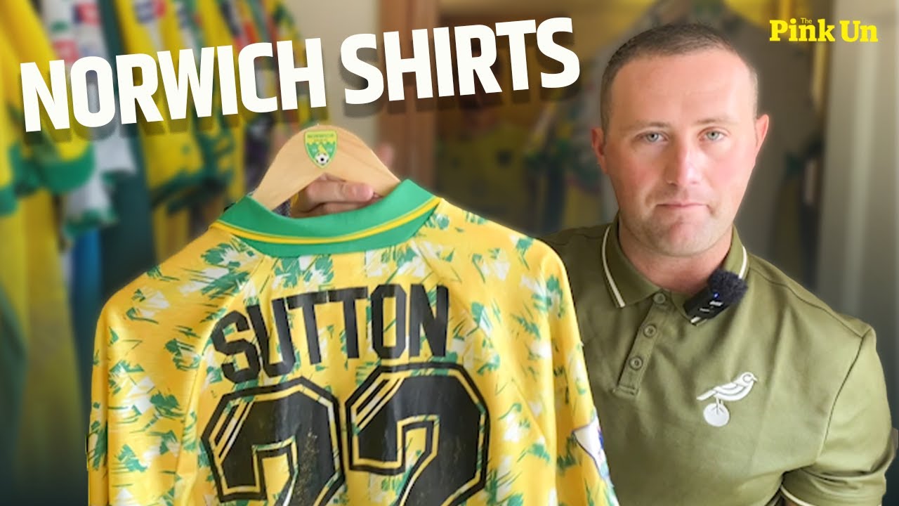 Norwich Shirts | Billy's favourite football shirts from his collection ...