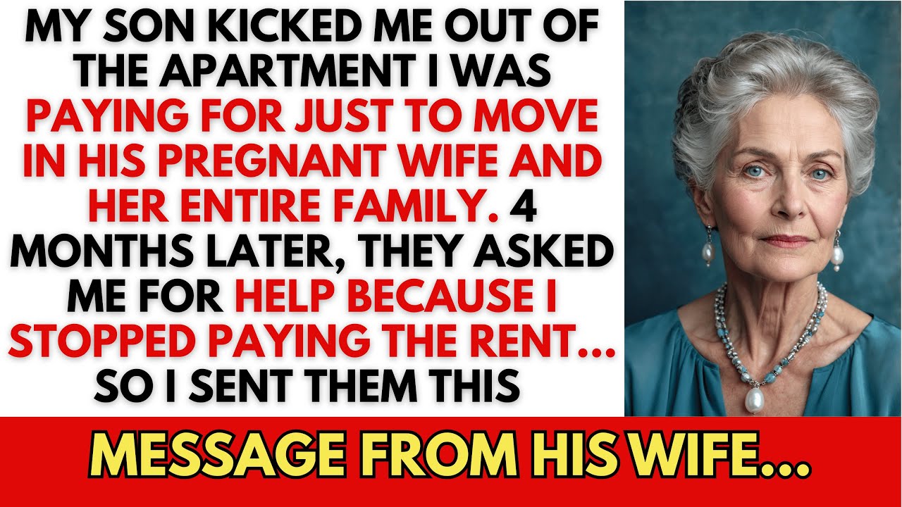 Мой сын выгнал меня из квартиры, за которую я заплатил, — только для того, чтобы поселить там сво...