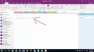 OneNote- Pages of a Section