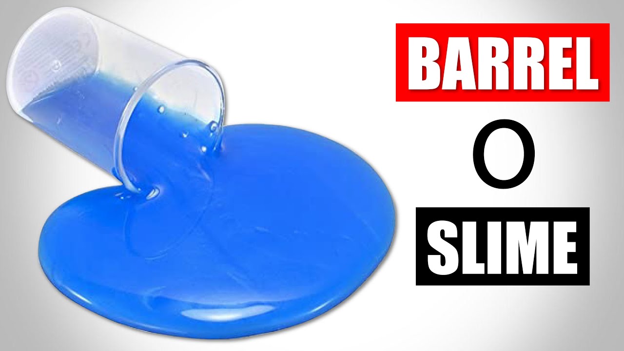BARREL O SLIME HOW TO MAKE BARREL O SLIME WITH SHAMPOO AND FEVIGUM