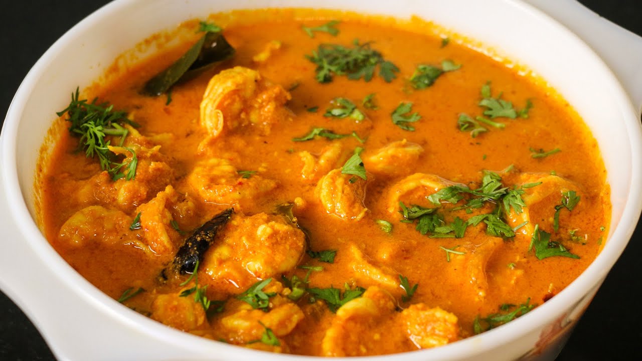 Konkani Prawns Curry कोकणी कोळिंबीचे सारं Prawns Recipe