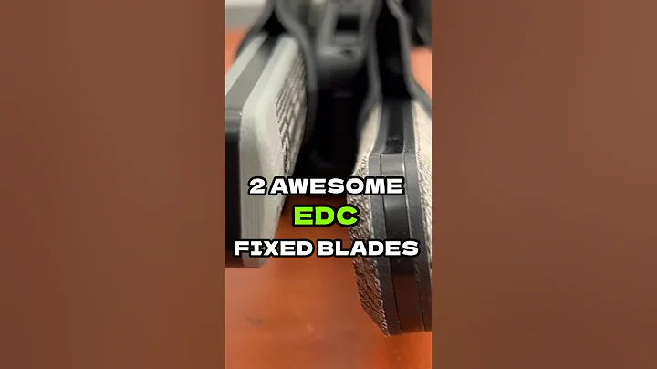 2 Sweet New EDC Fixed Blades! #knife #youtubeshorts #shorts