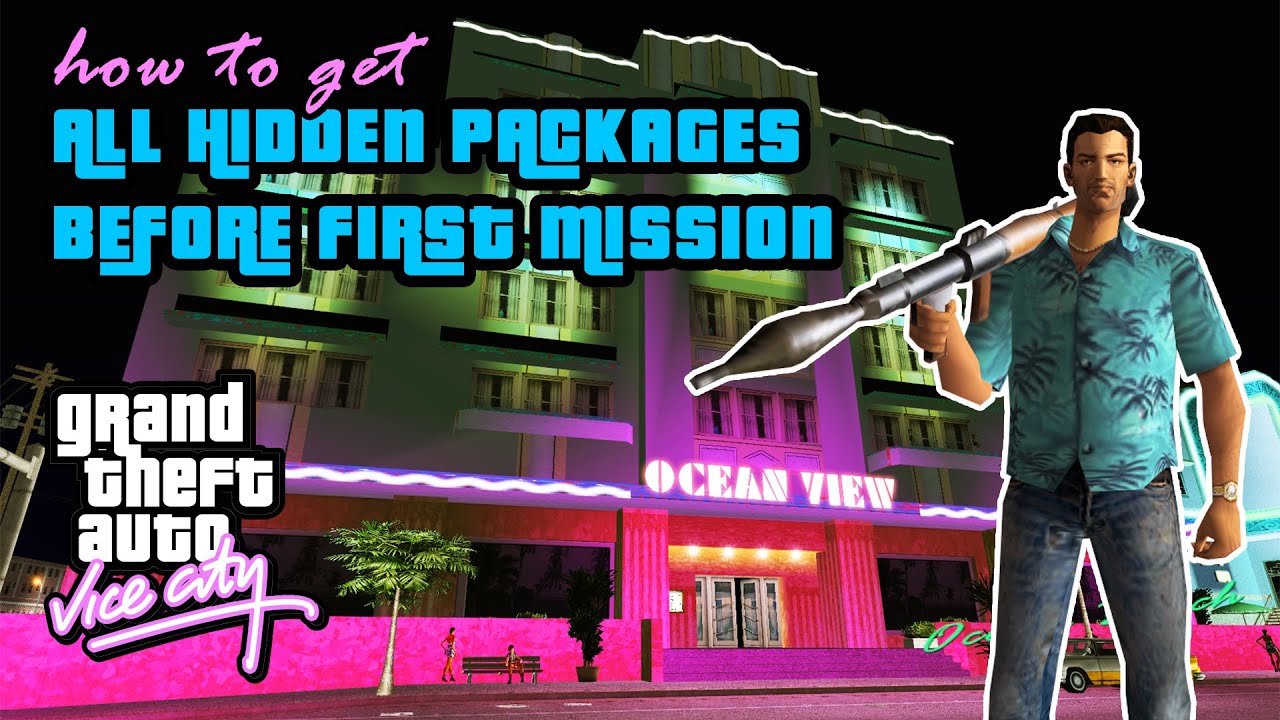 How to find all packages in GTA Vice City before the first mission! GTA
