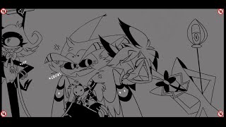 Husker and Angel Dust Caught In The Act! (Hazbin Hotel Comic-Dub)