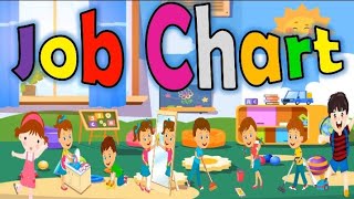 Job Chart for Kindergarten