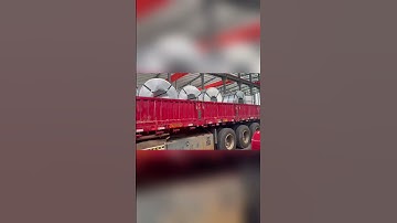 A Loading Day for Aluminum Coils #factoryproducts #buildingconstruction