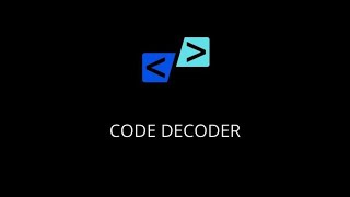 IT Services Organization | Code Decoder Developer