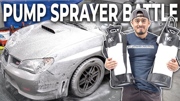 REAL Car Wash FOAM On-The-Go!  The Battery-Powered IK E-Foam Sprayer is  HERE! 