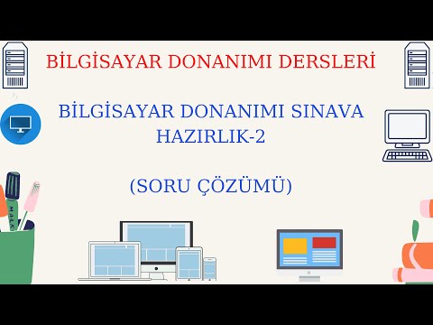 BİLGİSAYAR DONANIMI DERSİ SORU ÇÖZÜMÜ // TEMEL BİLGİSAYAR BİLİMLERİ// SORU ÇÖZÜMÜ