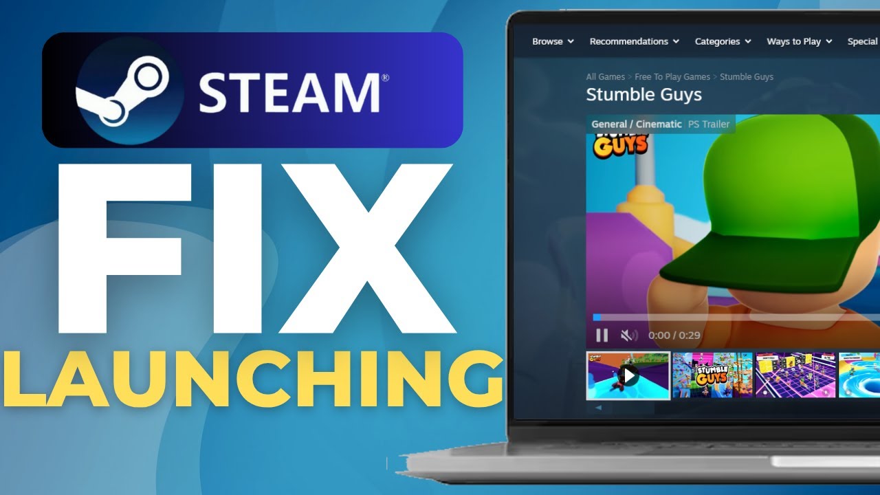 How to Fix Steam Games Not Launching (2025 Full Guide) - YouTube