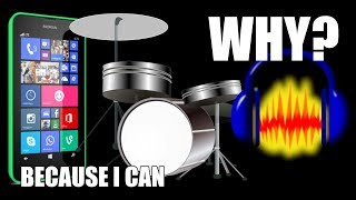 Drum Sampling On A Windows Phone And Audacity