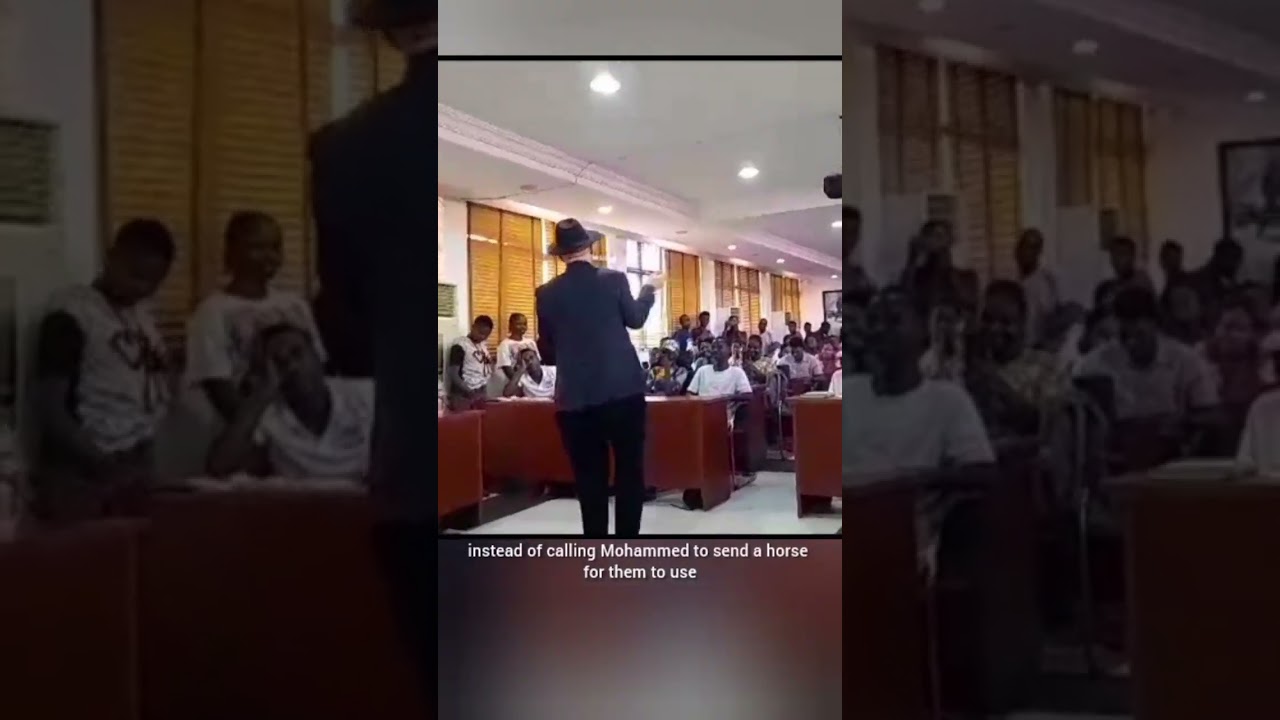 30 SECONDS TAKEDOWN OF RELIGION BY NIGERIAN PROFESSOR 