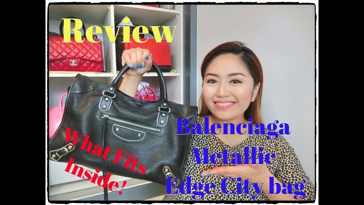 Buy Balenciaga Metallic Edge Small City Bag for Womens  Bloomingdales UAE