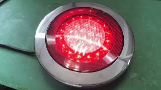 122mm LED Stop/Tail/Direction Indicator light with retro reflector
