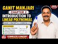 Linear Polynomial Full Concept + Exercise 2.1 | Class 9 CBSE New Book