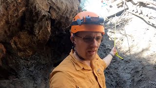 Scary, Dangerous Climb Down into an Unstable Abandoned Mine!