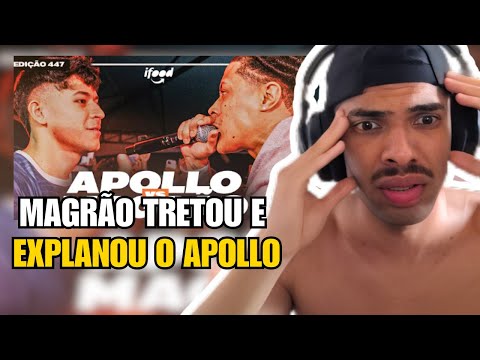 ELES PERDERAM A LINHA! REACT: (RIVALIDADE! 🔥) APOLLO X MAGRÃO | SEGUNDA FASE | BDA 447