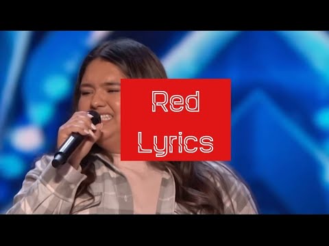 I See Red Lyrics Red Iseered Lyrics Agt Americasgottalent 