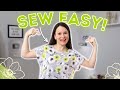 Let&#39;s sew 1-hour tops (and something extra!). Sew Easy!